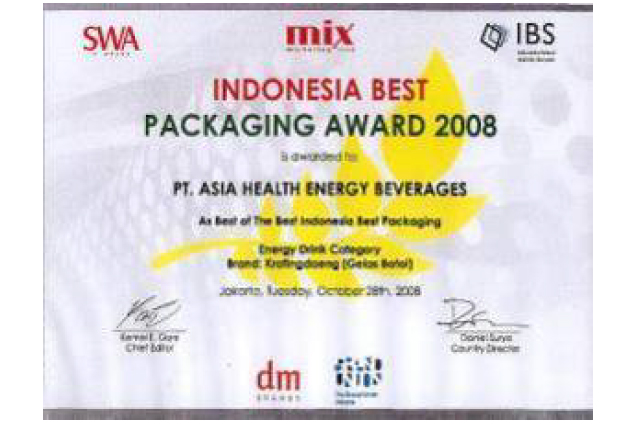 Indonesia Best Packing Award